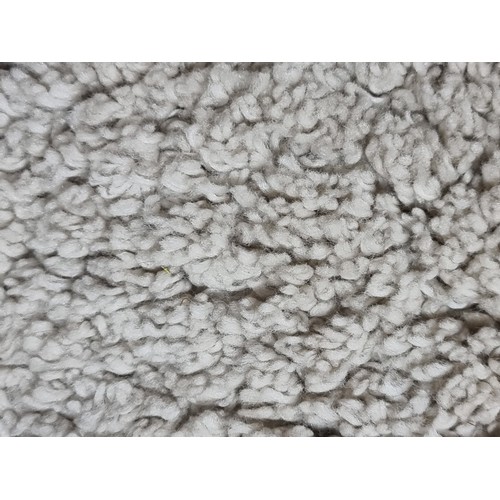 801 - A large long pile floor rug made by Carpet Vista in a beige colour. Mm: 300 x 200 cm. Image to follo... 