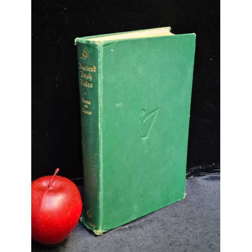 A wonderful vintage hardback book titled "Ancient Irish Tales" edited by Tom Peete and Clark Harris Slover, published by George Harrap & Company Ltd.