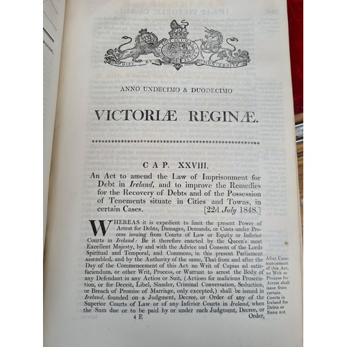 319 - A large hardback book entitled ''Statues; A Collection of The Public General Statues Passed in the E... 