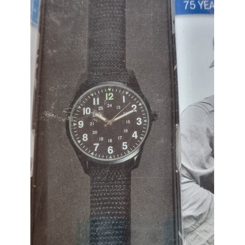 703 - A collection of 11 Military watches  and copies of the 'Military Watches' magazine, each brand new i... 