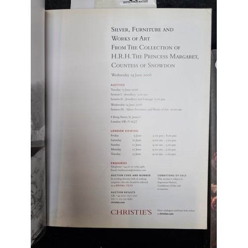 696 - Two large  auction catalogue books from Christie's titled 