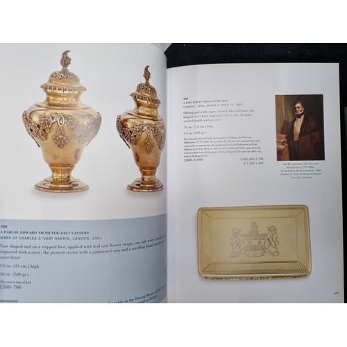 696 - Two large  auction catalogue books from Christie's titled 