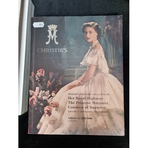 696 - Two large  auction catalogue books from Christie's titled 