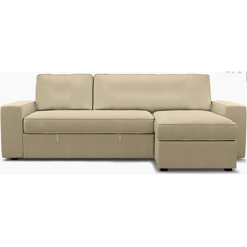 649 - A brand new in original packaging Vilasund L shape couch cover in a shade of cream, retailing at RRP... 