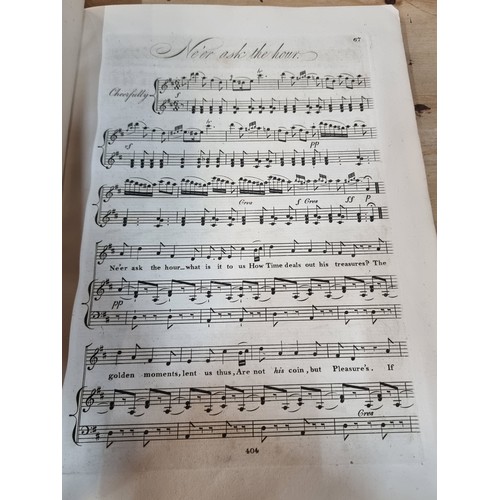 136 - Star Lot : An antique, first edition hardback book entitled 'Irish Melodies' by Thomas Moore, dated ... 