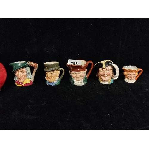 298 - A selection of 2 inch and 1.5 inch Royal Doulton 