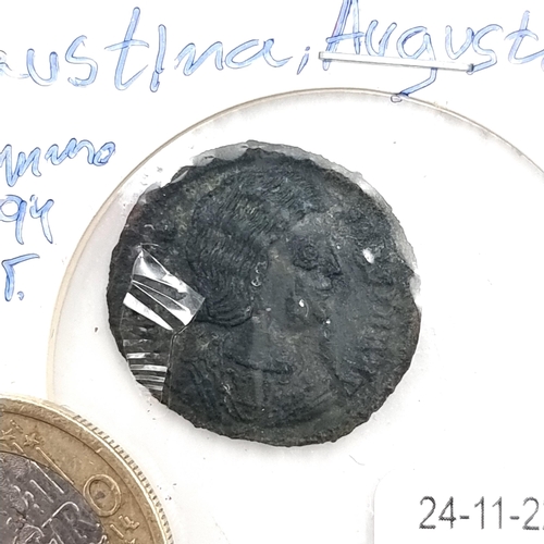 32 - A very rare Faustina Augusta 324-326 A.D ancient Roman coin. In mint condition of Cyzicus mint. Appr... 
