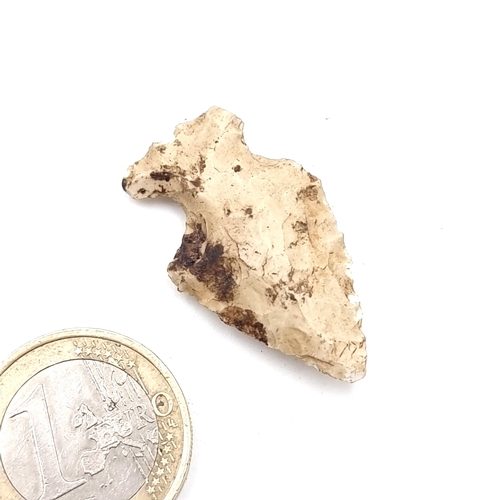 33 - A possible Native American ancient arrowhead. These examples can reach up to 13,000 years old. An ex... 