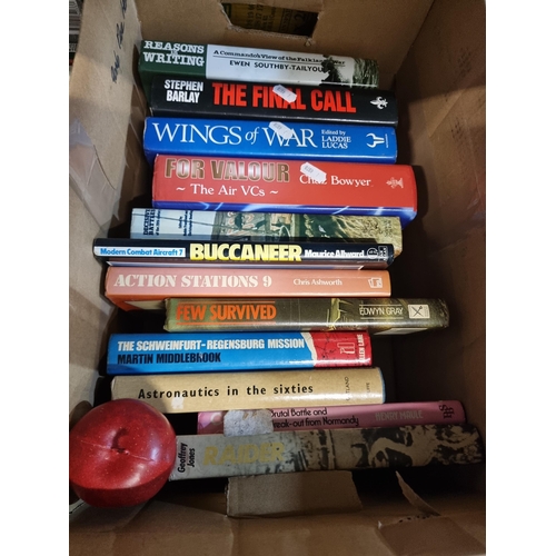 679 - A box of twelve excellent books on the subject of WWII and militaria. Including titles such as ''Win... 