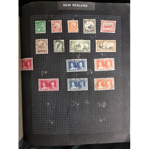 405 - An excellently furnished large stamp album, comprising of many multi national stamps and includes an... 