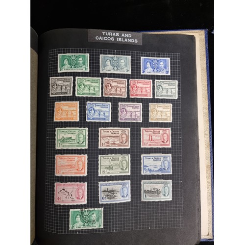 405 - An excellently furnished large stamp album, comprising of many multi national stamps and includes an... 