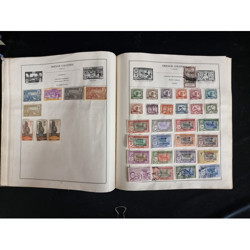 406 - A large antique organised collection featuring colonial overprints and Indian settlements. All encas... 