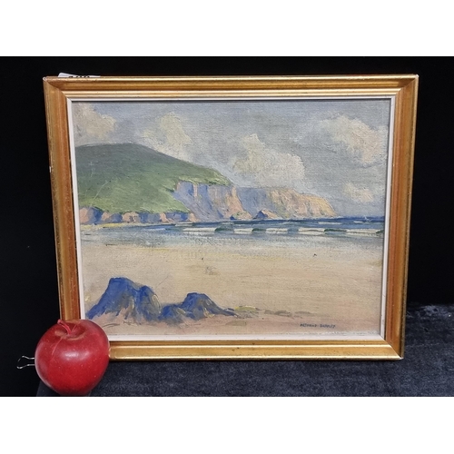 100 - A delightful original oil on board painting of the 20th century Irish school, by listed artist Desmo... 