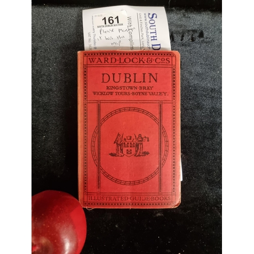 161 - An interesting vintage book on Dublin by Ward-Lock & Co. Including Kingstown, Bray, Wicklow Tours, B... 