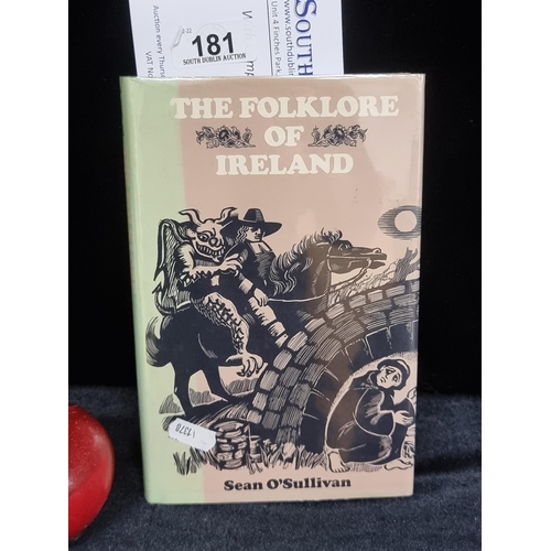 181 - A highly collectable hardback vintage book titled The Folklore of Ireland. By Sean O'Sullivan. Beaut... 