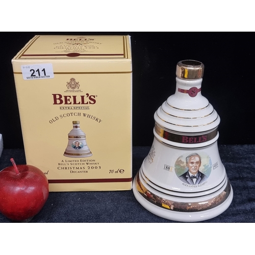 211 - A sealed Limited Edition Bell's Extra Special Old Scotch Whisky Christmas Decanter 2003, Alexander F... 