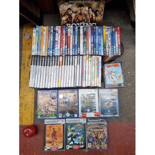 519 - A selection of 26 Playstation 2 games including Sonic Plus Mega Collection, Simpsons Road Rage and L... 