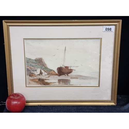 98 - A wonderful vintage Irish School watercolour and pencil painting titled 