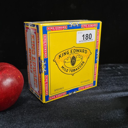 180 - A sealed box of fifty King Edward The Seventh ''Specials'' mild cigars.