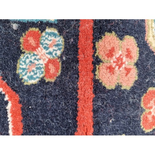 726 - A large Turkish hand made, hand knotted  rug in jewel tones. Beautiful addition to any home. W200cm ... 