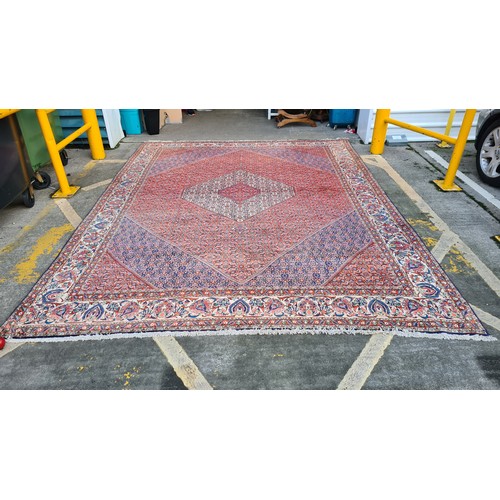 892 - Star Lot : A Fabulous very large hand made, hand finished Floor rug Approx 4 meters by 3 meters, bea... 