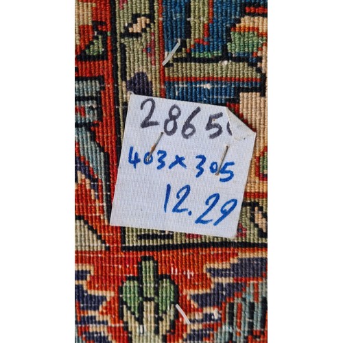 892 - Star Lot : A Fabulous very large hand made, hand finished Floor rug Approx 4 meters by 3 meters, bea... 