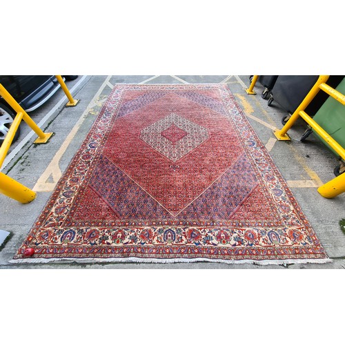 892 - Star Lot : A Fabulous very large hand made, hand finished Floor rug Approx 4 meters by 3 meters, bea... 