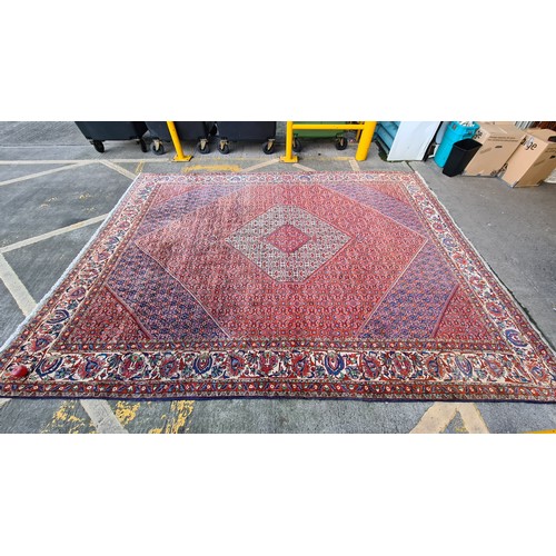 892 - Star Lot : A Fabulous very large hand made, hand finished Floor rug Approx 4 meters by 3 meters, bea... 