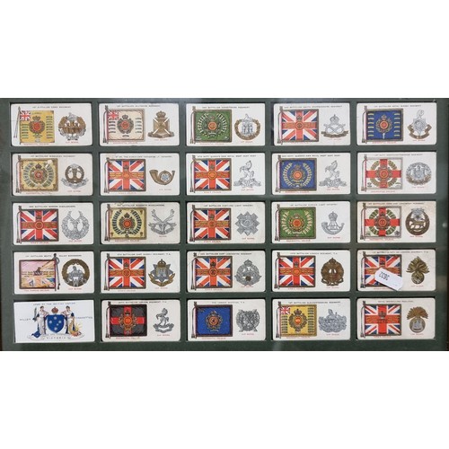 62 - A framed collection of 25 Player's & Sons cigarette cards from the series 