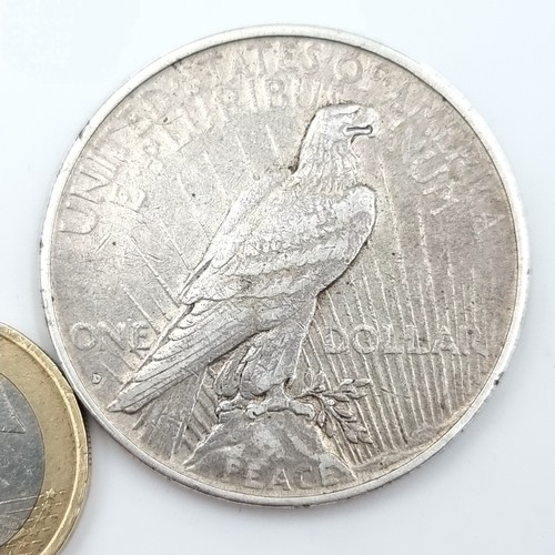 479 - A 1934 silver U.S Peace Dollar reading 