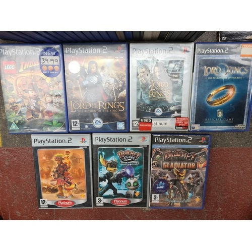 519 - A selection of 26 Playstation 2 games including Sonic Plus Mega Collection, Simpsons Road Rage and L... 