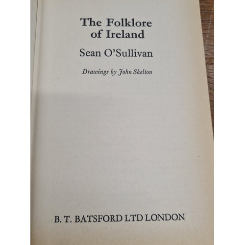 181 - A highly collectable hardback vintage book titled The Folklore of Ireland. By Sean O'Sullivan. Beaut... 