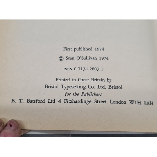 181 - A highly collectable hardback vintage book titled The Folklore of Ireland. By Sean O'Sullivan. Beaut... 