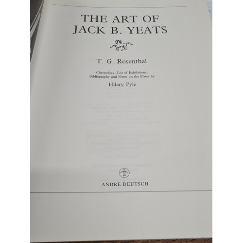 193 - An excellent large book Titled The Art of Jack B. Yeats. By T.G Rosenthal. Published by Andre Deutsc... 