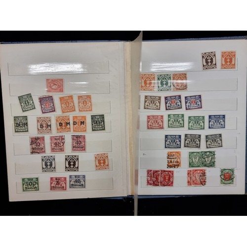 683 - An album of mint and cancelled older German Stamps pre WW2. Including over prints and Mint sets.