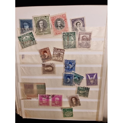 684 - A stamp album of 1930s-1960s German Stamps inc Hitler Stamps and mint sets about half full.