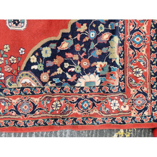 727 - A gorgeous Turkish rug in jewel tones. W200cm x L290cm