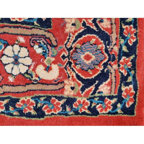 727 - A gorgeous Turkish rug in jewel tones. W200cm x L290cm