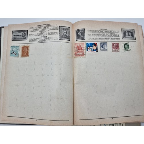 689 - The Cream album is book celebrating a centenary of Swiss stamps 1843-1943 With an Irish compliments ... 