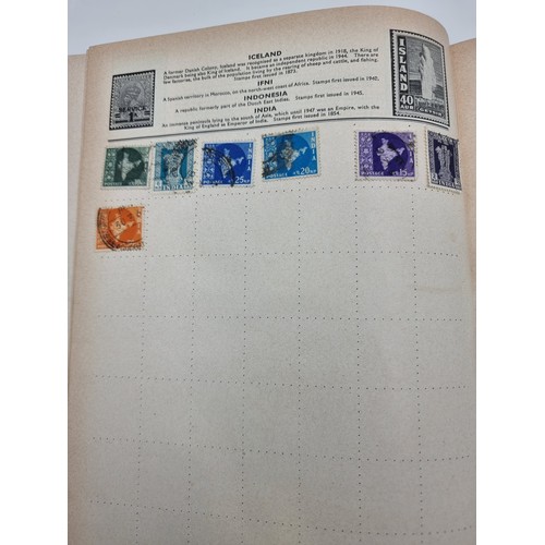 689 - The Cream album is book celebrating a centenary of Swiss stamps 1843-1943 With an Irish compliments ... 