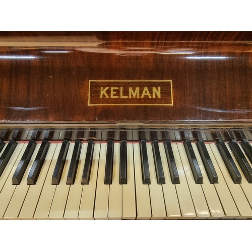 578 - Star lot : A fantastic Kelman upright piano by Godrey and Co. Southsea. All keys intact with nice, r... 