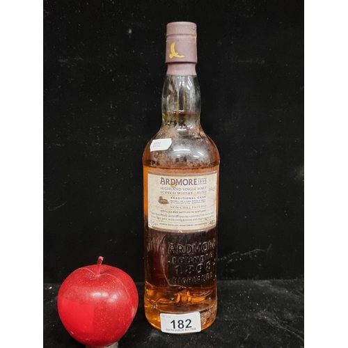 182 - A sealed 70cl bottle of Ardmore Highland single malt Scotch whisky. Traditional cask matured for a f... 