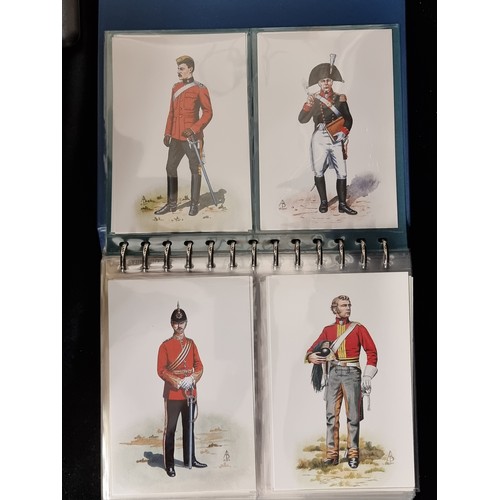 117 - A superb collection of over 120 postcards, depicting the British Army as illustrated by Alix Baker. ... 