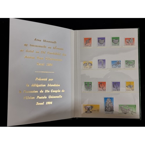 120 - A fabulous selection of Irish stamp collectables, excellently presented in a Commemorative Universal... 