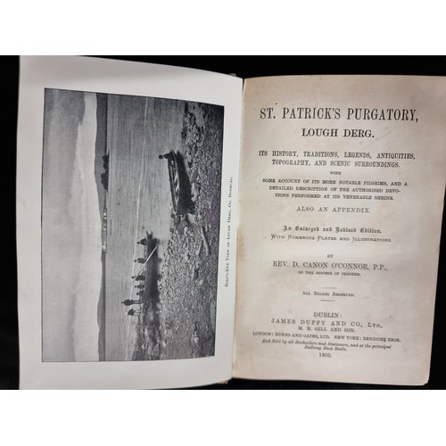 213 - An incredible, antique, hardback first edition of 'Pilgrimage of St. Patrick's Purgatory, Lough Derg... 