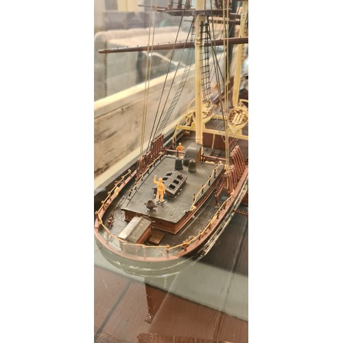 763 - Star lot : A fantastic large-scale example of a vintage model ship, 'Cutty Sark'. Complete with full... 