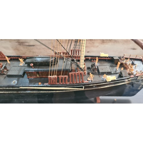 763 - Star lot : A fantastic large-scale example of a vintage model ship, 'Cutty Sark'. Complete with full... 