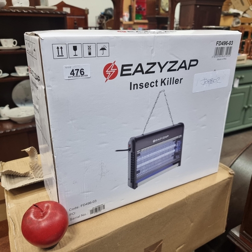 476 - A new EasyZap branded Insect Killer light. Featuring two 4.5W LED bulbs and a collection tray. In or... 
