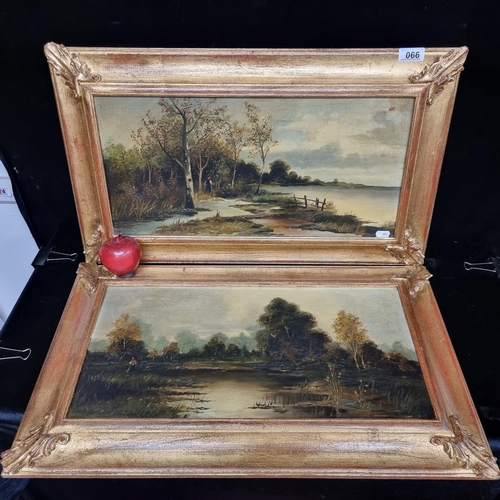 66 - Star Lot : A fantastic pair of original oil on panel paintings after the artist Karl Marko the Young... 