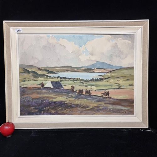 68 - A fabulous original oil on canvas painting by the artist George McCullough titled 